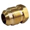 Homeplus+ ATC 1/4 in. Flare Brass Hex Plug 6JC050810721020 - alternate 1